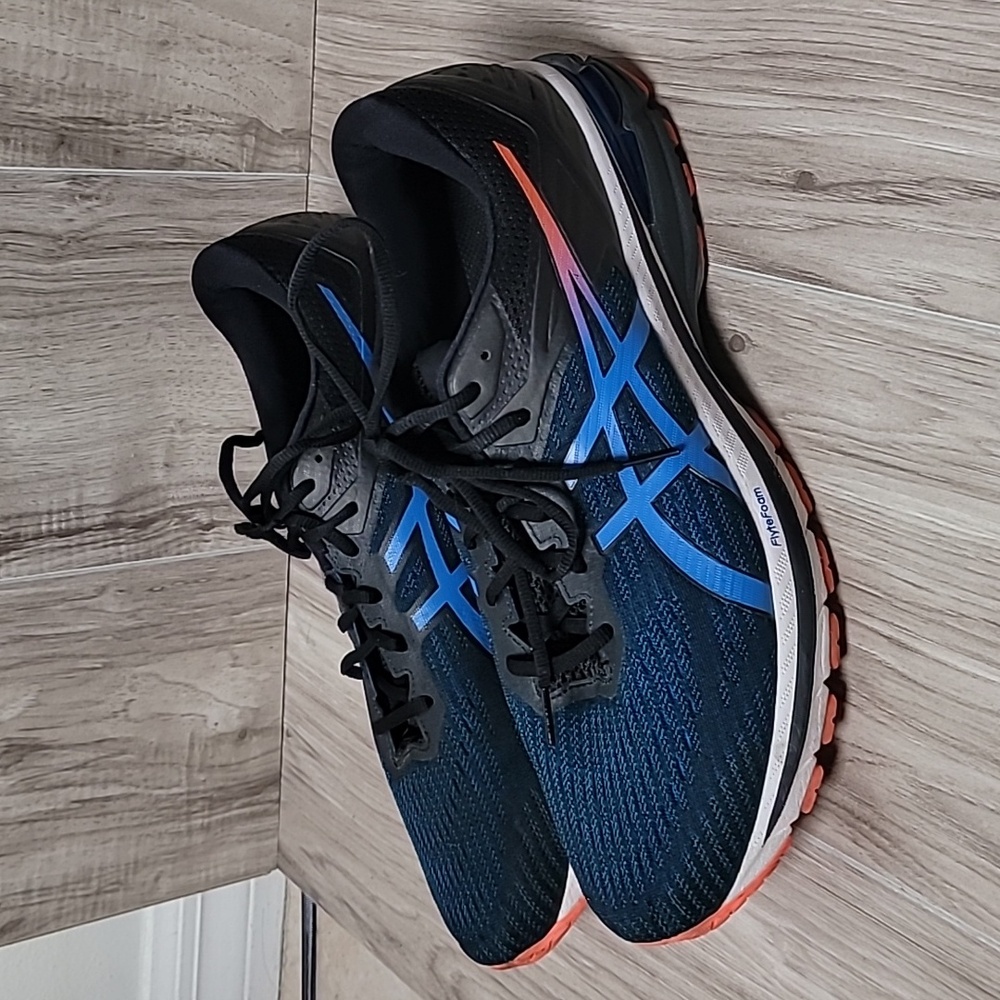 ASICS GT-2000 9 Men’s Running Shoes Size 14 Blue Black Athletic Trainers